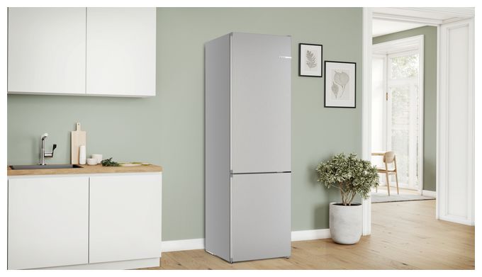 260 l / 103 l Kühl-Gefrierkombi freistehend NoFrost 112 kWh Jahr  Serie 4 KGN392LAG (Metallisch) 
