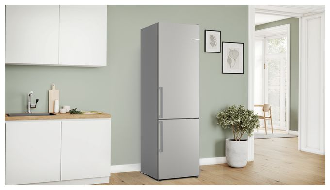 260 l / 103 l Kühl-Gefrierkombi freistehend 162 kWh Jahr  Serie 4 KGN39VICT (Edelstahl) 