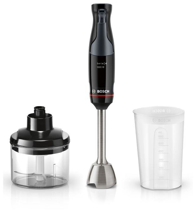 Stabmixer 1000 W 12 Stufen  Serie 4 MSM4B620 ErgoMaster (Schwarz) 
