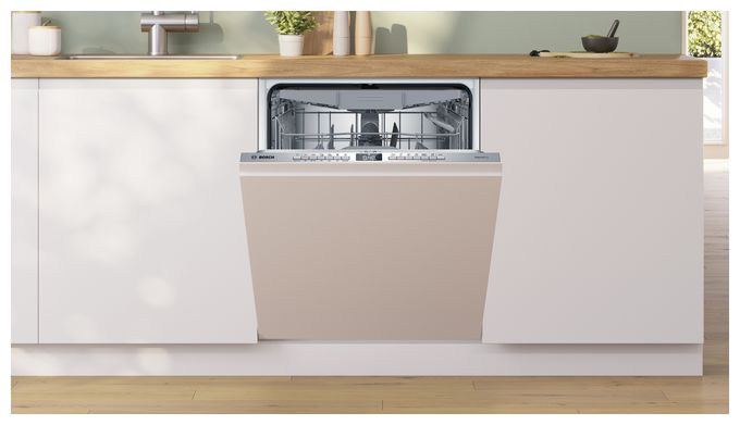 60 cm Geschirrspüler vollintegriert (ohne Front) Sehr leise 14 Maßgedecke aquaStop Funktion Heat exchanger/Drying assistant Serie 4 SMV4ECX28E 
