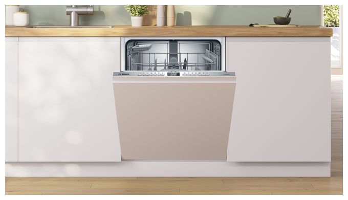 60 cm Geschirrspüler vollintegriert (ohne Front) Sehr leise 13 Maßgedecke aquaStop Funktion Wärmetauscher Serie 4 SMV4HBX19E 