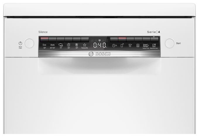 45 cm Geschirrspüler freistehend Leise 10 Maßgedecke aquaStop Funktion Serie 4 SPS4HKW49E 