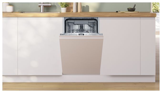 45 cm Geschirrspüler vollintegriert (ohne Front) Leise 10 Maßgedecke aquaStop Funktion Serie 4 SPV4HMX13E 