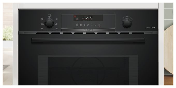 Einbau-Mikrowelle 900 W Größe: maxi 5 Stufen Grill (Schwarz) Serie 6 CMA485GB2 