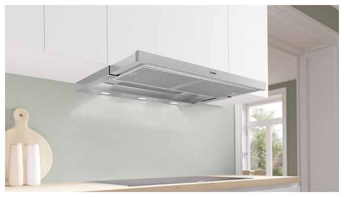 Abluft/Umluft Dunstabzugshaube/Esse Einbau 90 cm (Edelstahl) Serie 6 DFR097T51 