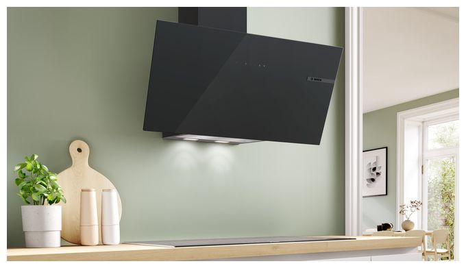 Abluft/Umluft Dunstabzugshaube/Esse Wand 80 cm (Schwarz) Serie 6 DWK87PN61 