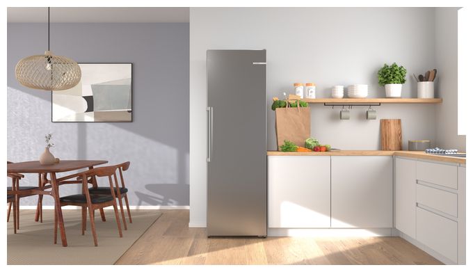 334 l Gefrierschrank 171 kWh Jahr NoFrost  Serie 6 GSN36AICM (Edelstahl, Grau) 