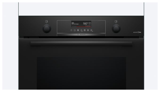 Einbaubackofen groß AutoClean (Schwarz) Serie 6 HBG4790B3 