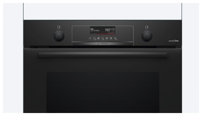 Einbaubackofen groß AutoClean (Schwarz) Serie 6 HBG4795B7 