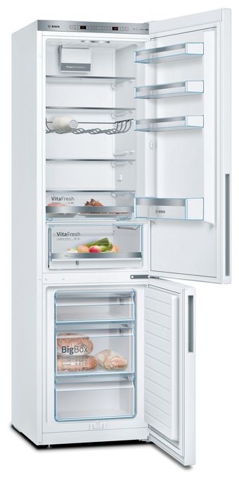 249 l / 94 l Kühl-Gefrierkombi freistehend 149 kWh Jahr  Serie 6 KGE39AWCA (Weiß) 