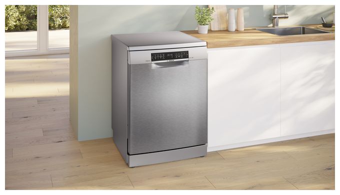 60 cm Geschirrspüler freistehend Sehr leise 14 Maßgedecke aquaStop Funktion Wärmetauscher Serie 6 SMS6ZCI16E 