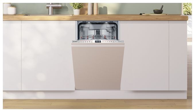 45 cm Geschirrspüler vollintegriert (ohne Front) Leise 10 Maßgedecke aquaStop Funktion Serie 6 SPV6EMX09E 