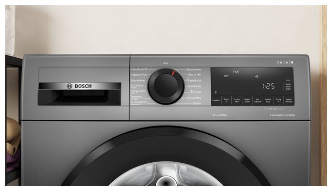 9 kg Frontlader Waschmaschine 1400 U/min aquaStop Funktion Serie 6 WGG244ZR10 