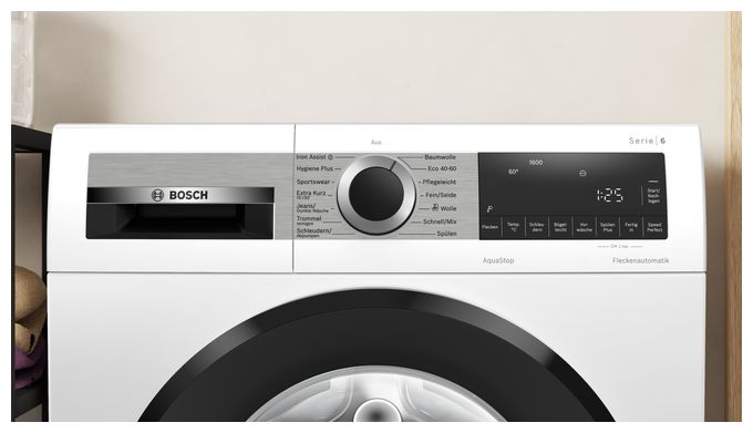 10 kg Frontlader Waschmaschine 1600 U/min aquaStop Funktion AutoClean Serie 6 WGG256Z40 