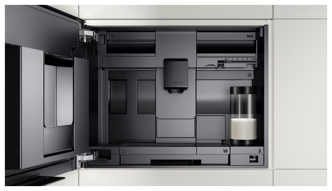 Kaffeevollautomat 19 bar 2,4 l 400 g AutoClean (Schwarz) Serie 8 CTL9181B0 Einbau 