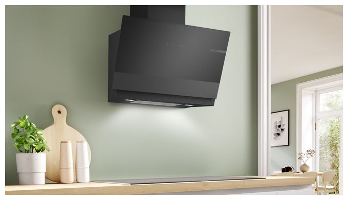 Dunstabzugshaube Wand 80 cm Abluft/Umluft (Schwarz) Serie 8 DWK81AN65 