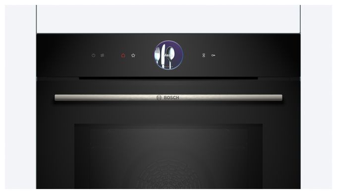 Einbaubackofen groß AutoClean Mikrowelle Serie 8 HMG776NB1 