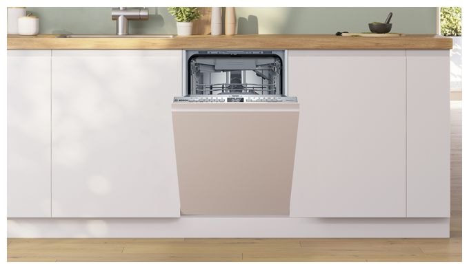 45 cm Geschirrspüler vollintegriert (ohne Front) Leise 10 Maßgedecke aquaStop Funktion Serie 4 SPV4HMX13E 