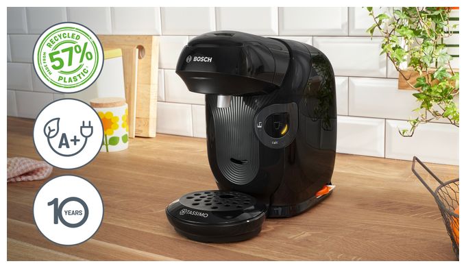 Kaffeekapsel Maschine  TAS112E Tassimo Style friendly (Schwarz) 