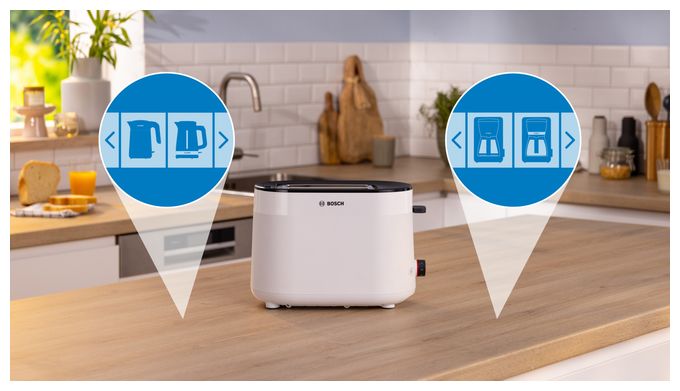 Toaster 950 W 2 Scheibe(n) 6 Stufen  TAT2M121 MyMoment (Weiß) 