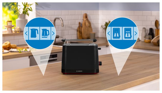 Toaster 950 W 2 Scheibe(n)  TAT3M123 MyMoment (Schwarz) 
