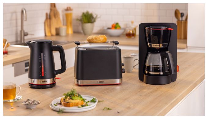 Toaster 950 W 2 Scheibe(n) 4 Stufen  TAT4M223 MyMoment (Schwarz, Edelstahl) 