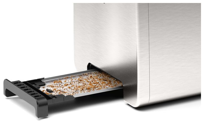 Toaster 970 W 2 Scheibe(n)  TAT4P420 DesignLine (Schwarz, Edelstahl) 