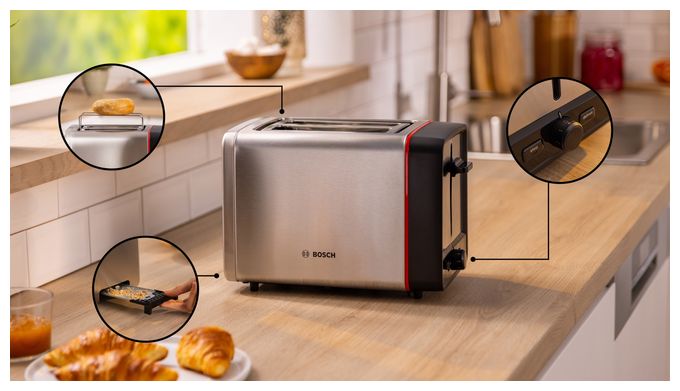 Toaster 970 W 2 Scheibe(n)  TAT6M420 MyMoment (Edelstahl) 