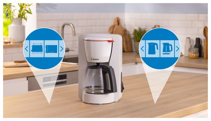 15 Tassen Filterkaffeemaschine 1,2 l  TKA2M111 MyMoment (Weiß) 