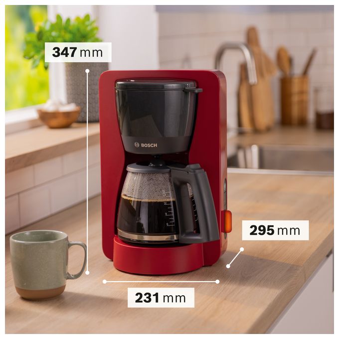 15 Tassen Filterkaffeemaschine 1,4 l  TKA3M134 MyMoment (Rot) 