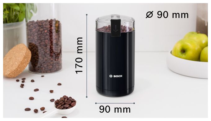 Kaffeemühle für 75 g 180 W  TSM6A013B (Schwarz) 
