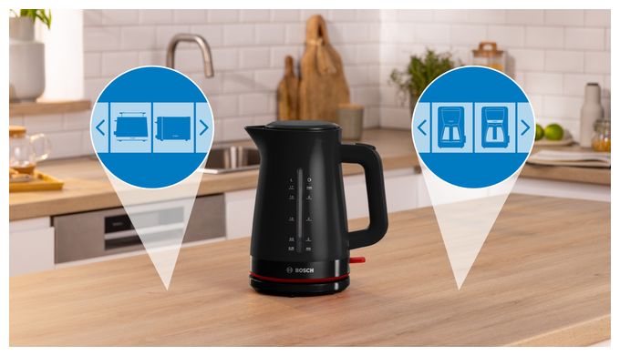 1,7 l Wasserkocher 2400 W  TWK3M123 MyMoment (Schwarz) 