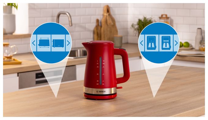 1,7 l Wasserkocher 2400 W  TWK4M224 MyMoment (Rot) 