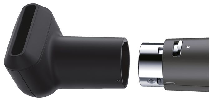 800 W  AS2.26 Warmluftbürste (Schwarz) 