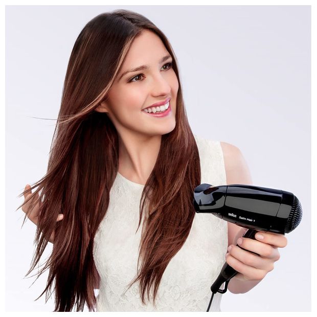 Haartrockner 1200 W  HD130 Satin Hair 1 (Schwarz) 