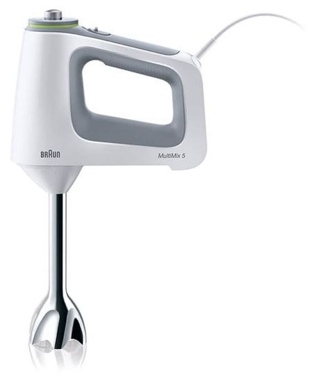 Handmixer 750 W 9 Stufen  HM5137WH MultiMix 5 (Grau, Weiß) 