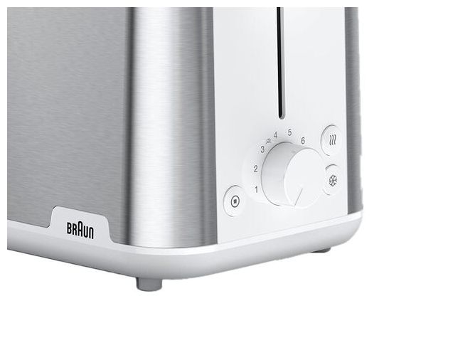 Toaster 900 W 2 Scheibe(n) 8 Stufen  HT1510 PurShine (Edelstahl, Weiß) 