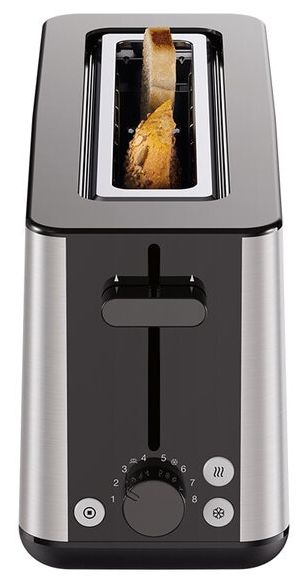 Toaster 1030 W 8 Stufen  HT1610 PurShine (Schwarz, Edelstahl) 