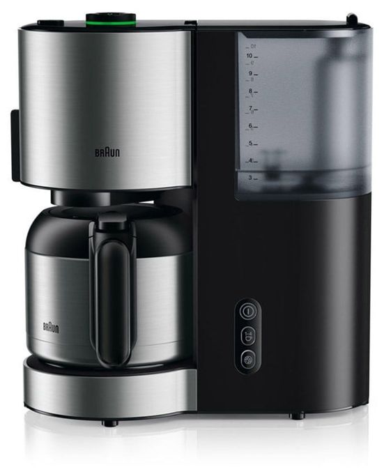 10 Tassen Thermo Filterkaffeemaschine  KF5105BK IDCollection (Schwarz, Edelstahl) 