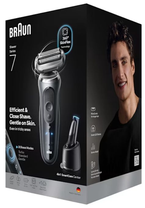 Nass&Trocken Rasierer Lithium-Ion (Li-Ion) 60 min Series 7 Wet&Dry 72-C7200CC 