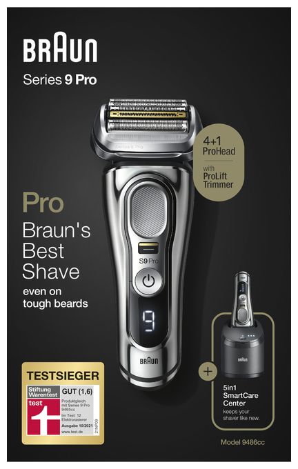 Nass&Trocken Rasierer Lithium-Ion (Li-Ion) 60 min Series 9 - 9486cc wet&dry 