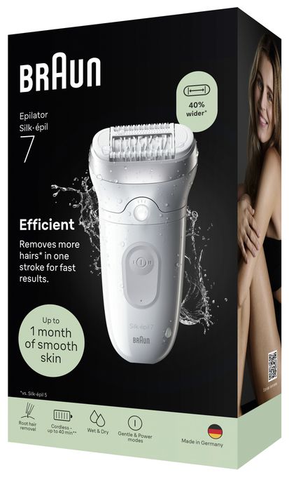 Nass&Trocken Epilierer/Damenrasierer Silk-epil 7 SE7-000 