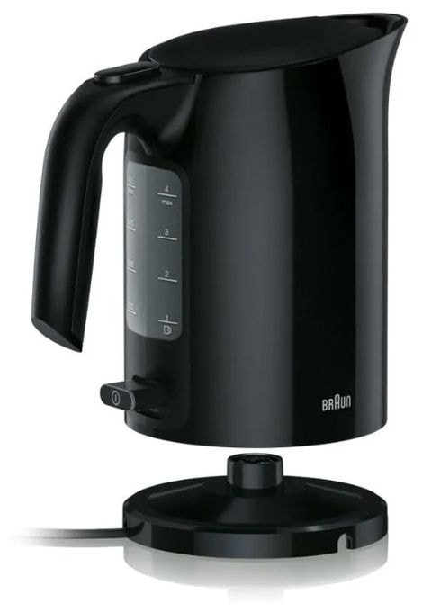 1,0 l Wasserkocher 2200 W  WK3000 PurEase (Schwarz) 