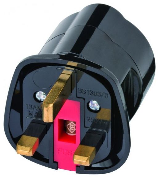Travel Adapter earthed/GB 
