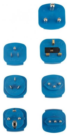 Weltreisestecker geerdet 