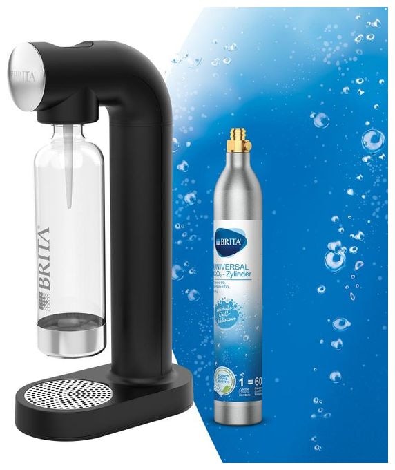 Wassersprudler  sodaONE (Schwarz, Silber) 