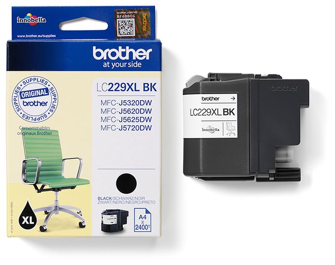 originale Druckerpatronen Schwarz 2400 Seiten LC-229XLBK 