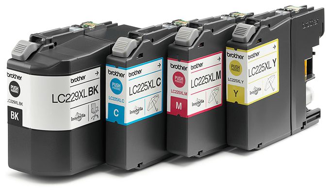 originale Druckerpatronen Schwarz, Cyan, Magenta, Gelb 2400 Seiten LC-229XLVALBP 