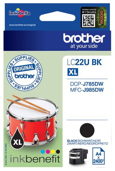 originale Druckerpatronen Schwarz 2400 Seiten LC-22UBK 