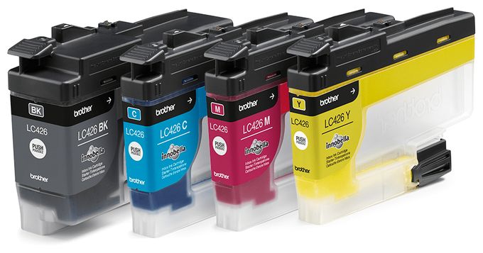 originale Druckerpatronen Schwarz, Cyan, Magenta, Gelb 3000 Seiten LC-424VAL 